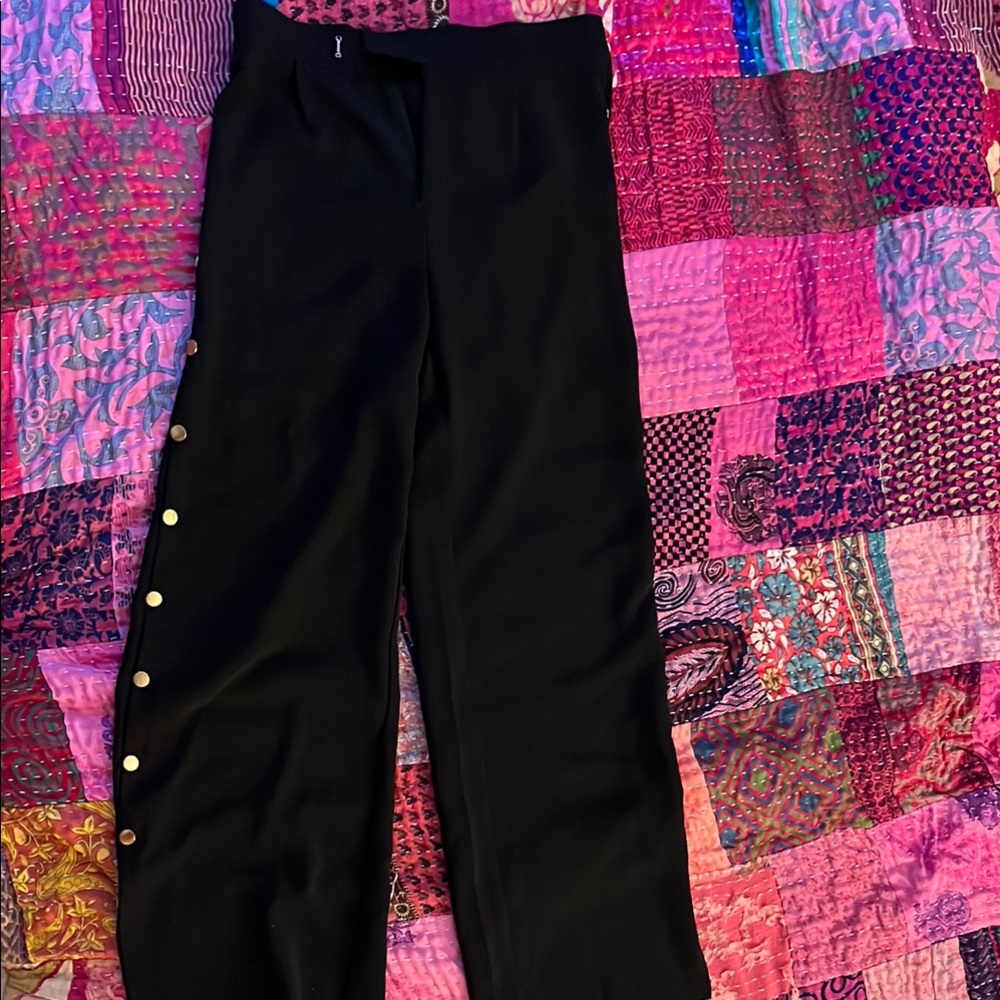 Elegant Black Wide-Leg Pants